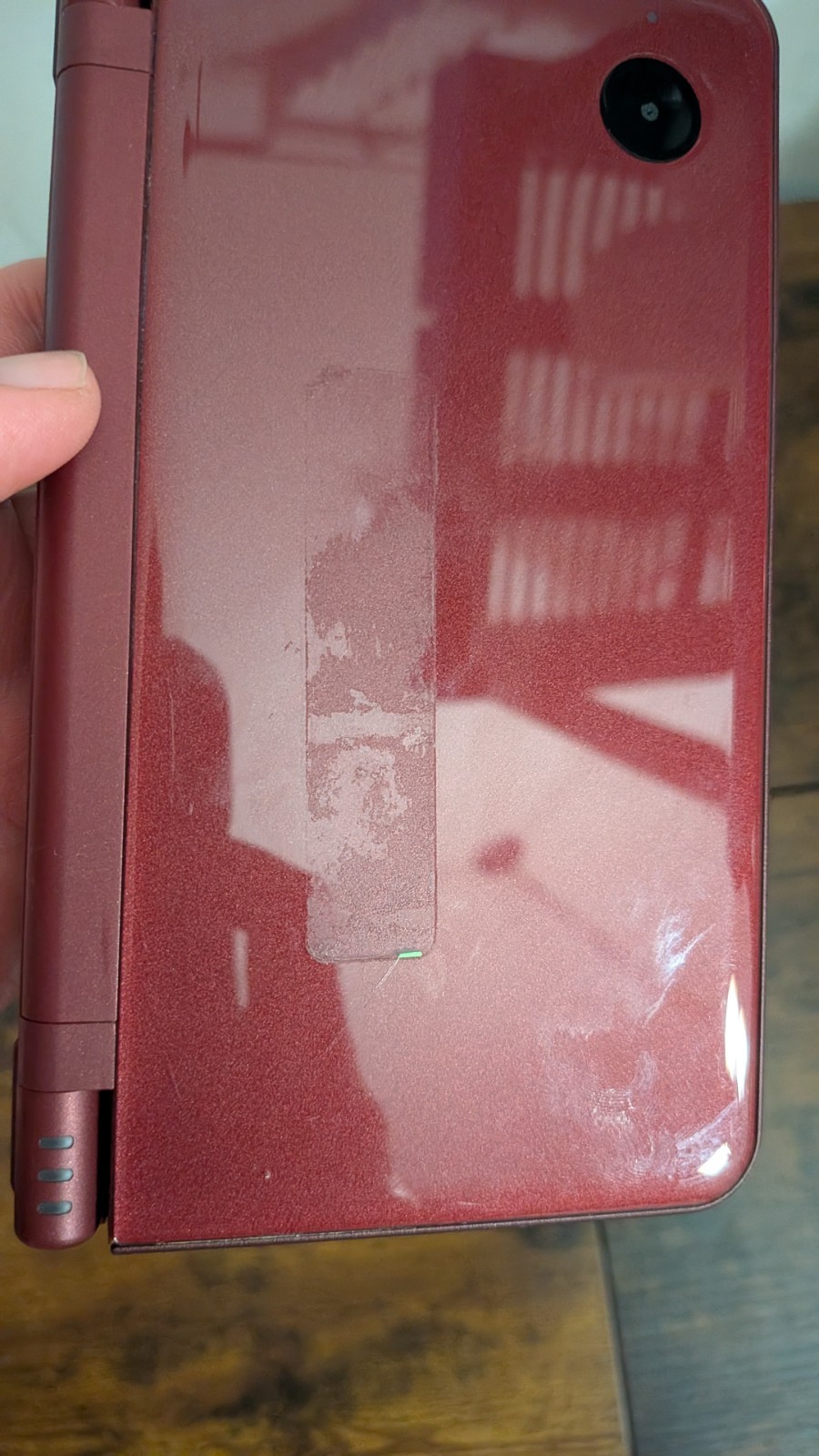 Nintendo DSi XL DS Burgundy Wine Red Console System Tested NO charger