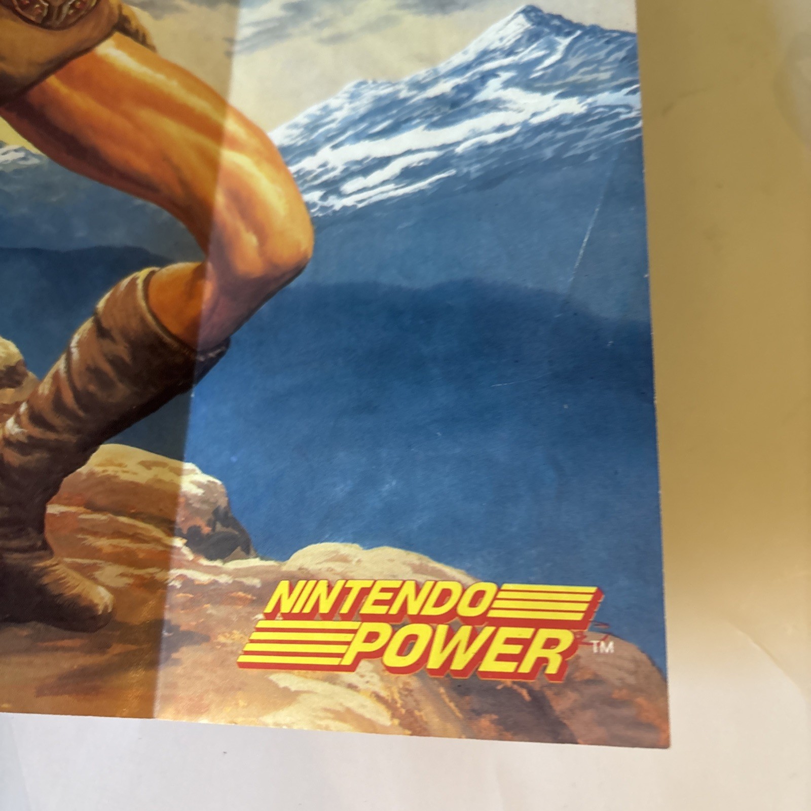 Nintendo Power #9 Poster Insert IronSword NES Willow Map 1989 Dual-Sided 19×16″