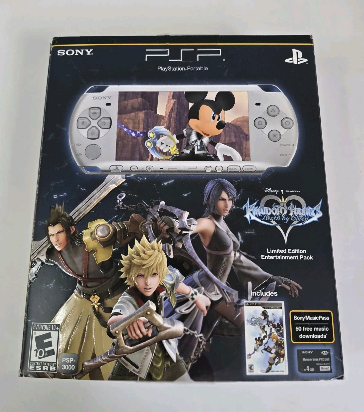 Sony PlayStation Portable PSP Kingdom Hearts Birth By Sleep Console – CIB RARE