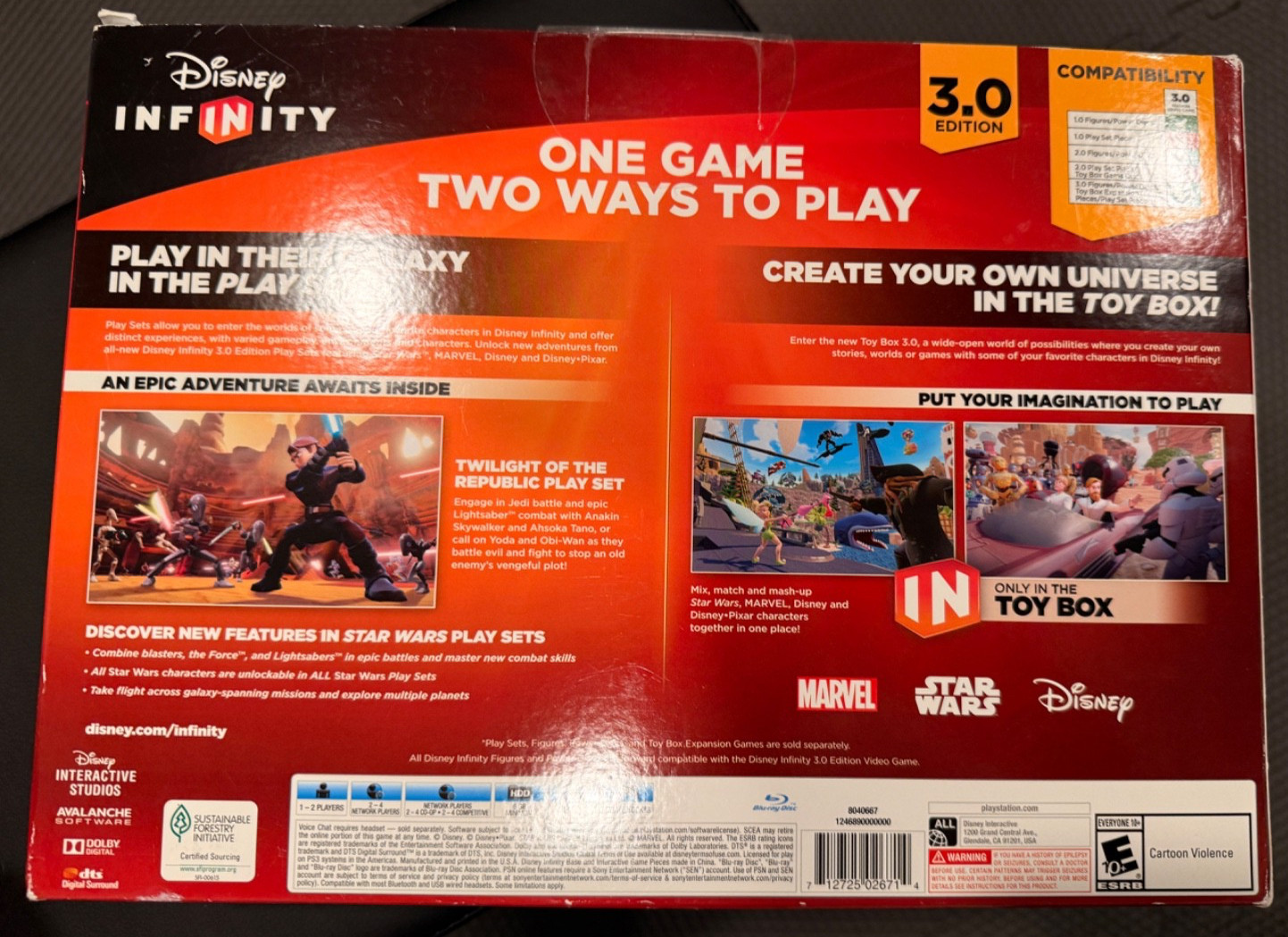 Disney Infinity 3.0 Edition Star Wars Starter Pack Playstation 3 PS3 New In Box