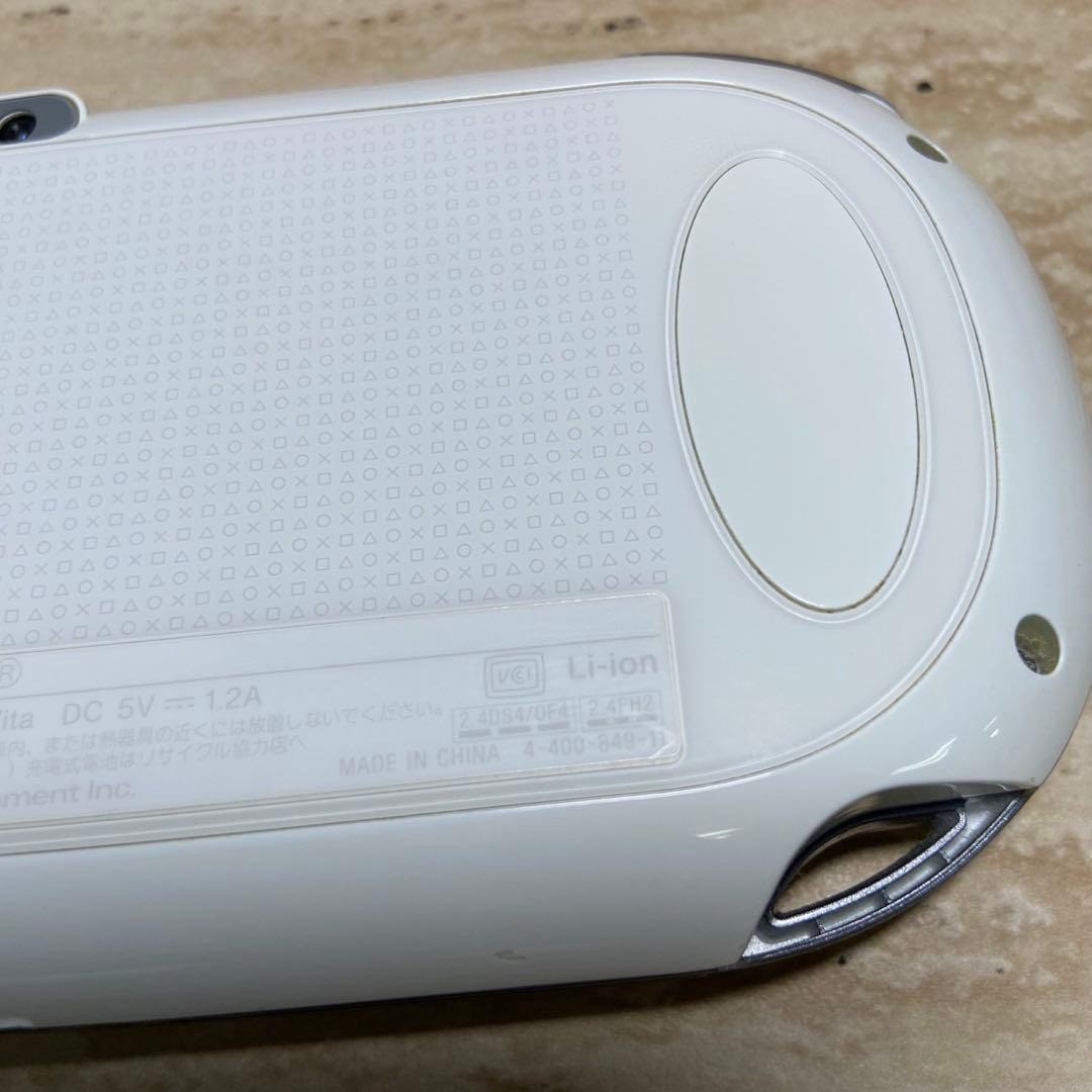 PS Vita PCH-1000 Crystal White Console White Tested Working Good Condition 7250