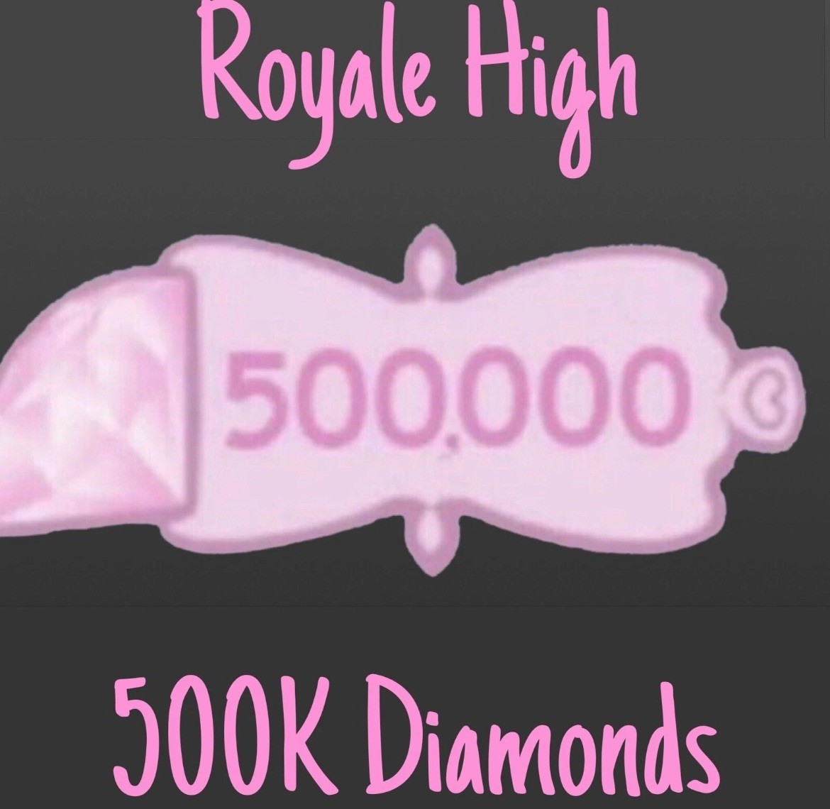 (READ DISCRIPTION!) Royale High Diamonds 500K Fast Delivery