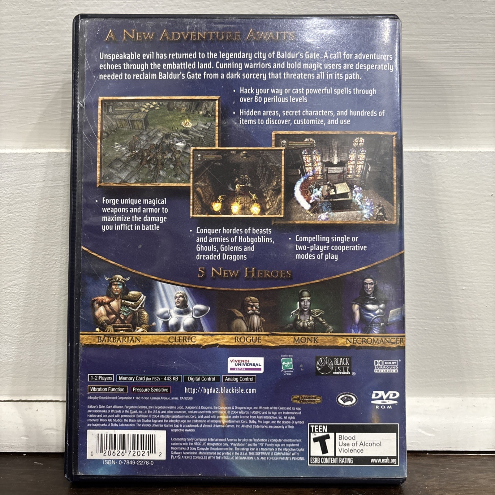 Baldur’s Gate: Dark Alliance II Sony PlayStation 2 PS2