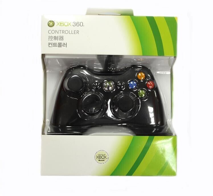 Microsoft Xbox 360 Wired USB2.0 Game Controller PC Windows 11/10/8/7/XP Gamepad!