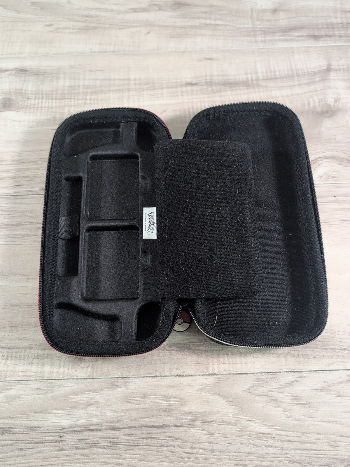 nintendo switch carrying case pokemon Black / Red and White color