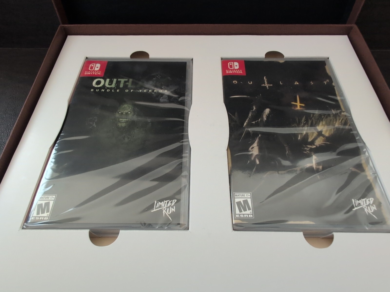 Outlast Bundle of Terror / Outlast 2 Murkoff Briefcase Edition – Switch Complete
