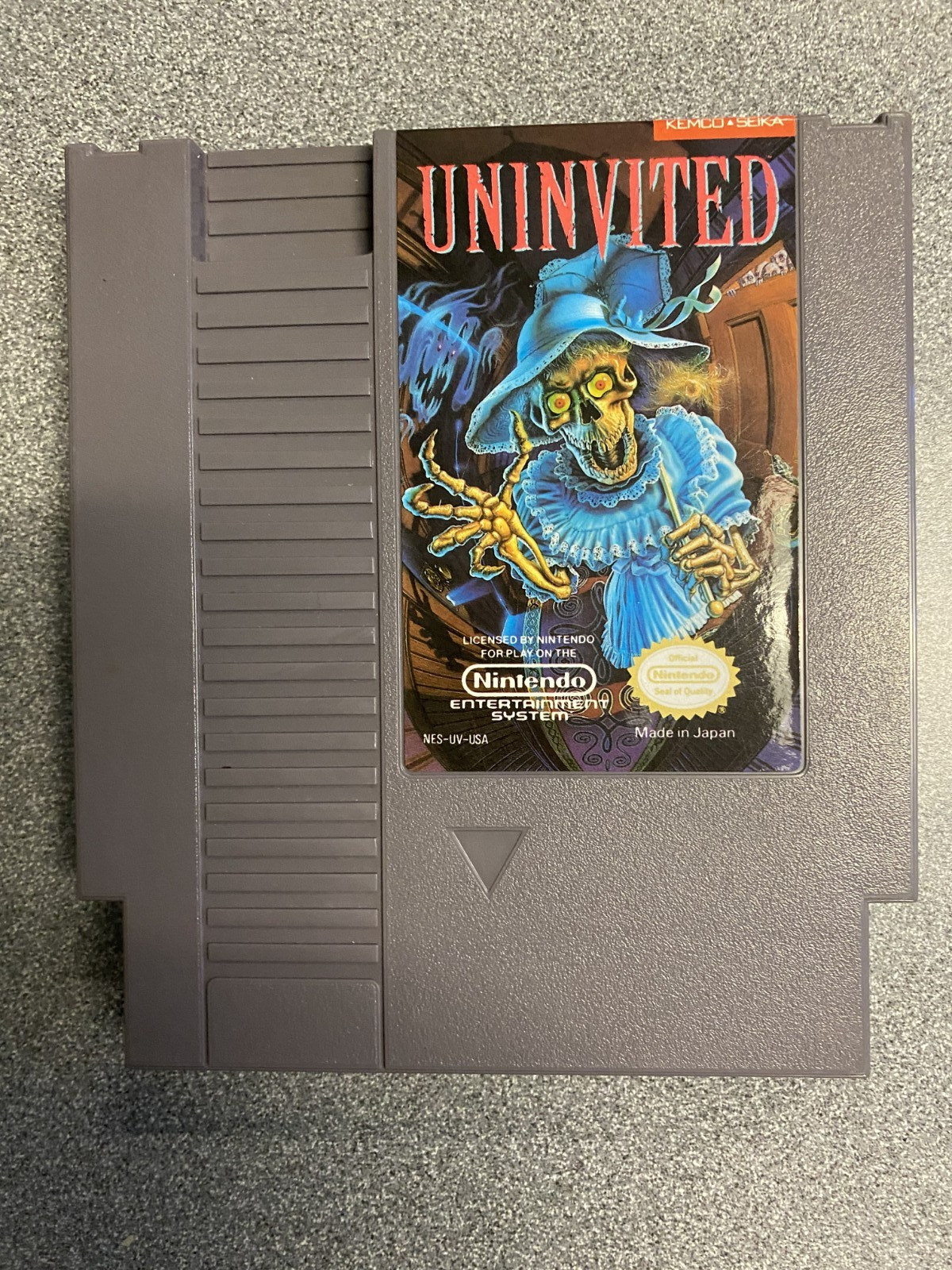 CIB Uninvited (Nintendo Entertainment System, 1991) Very Good Condition