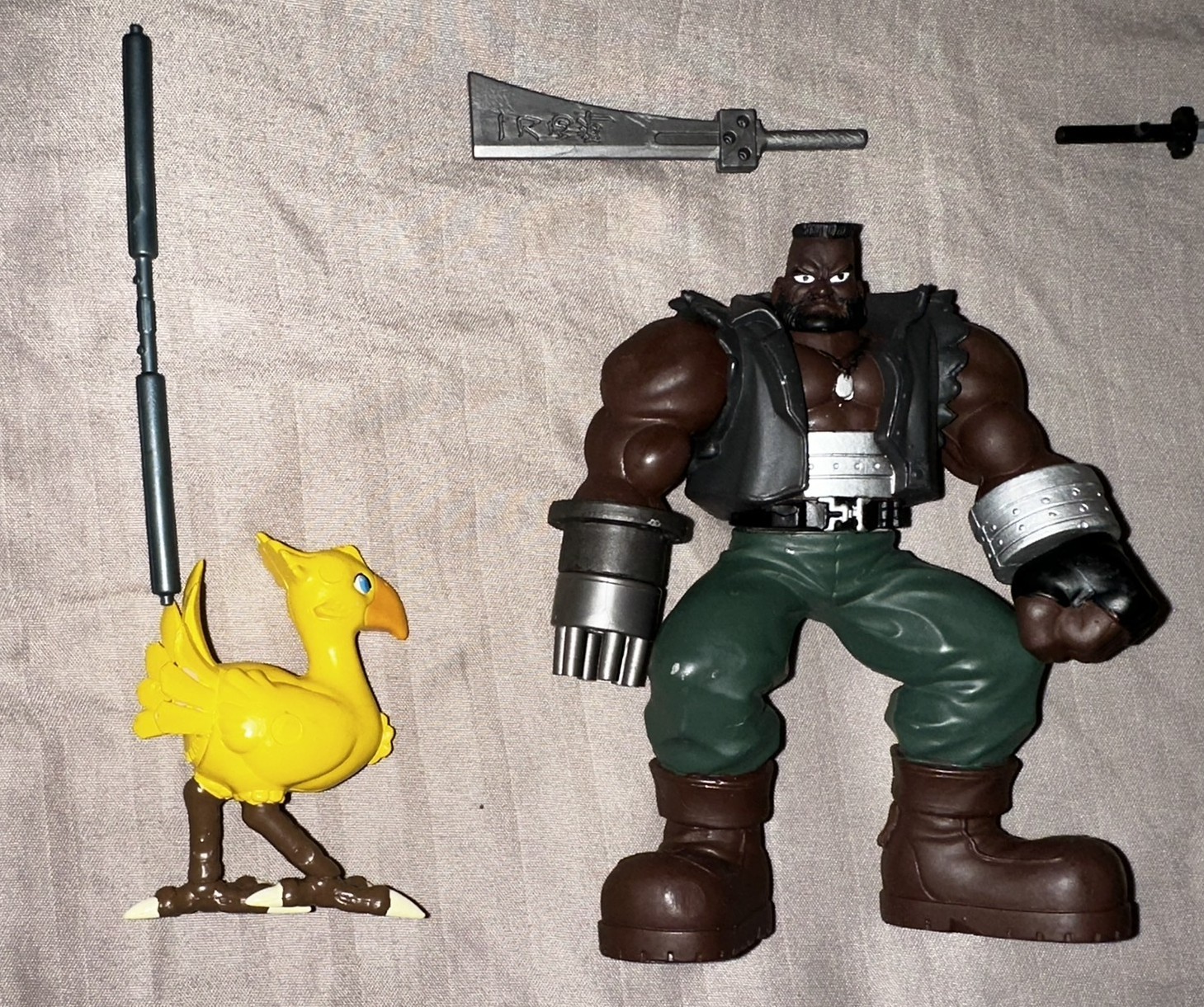 Bandai 1997 Final Fantasy 7 Action Figure Set Cloud, Sephiroth, Tifa, Aerith VGC