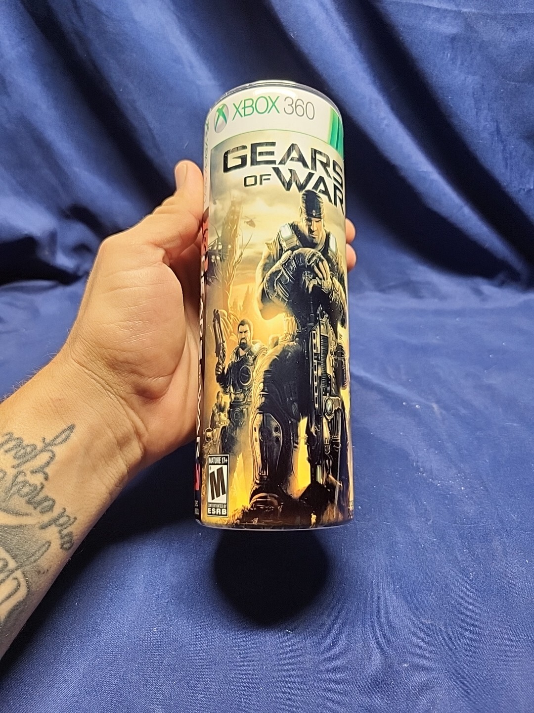 Gears of War 3 (Xbox 360, 2011) Artwork Sublimation 20oz Tumbler