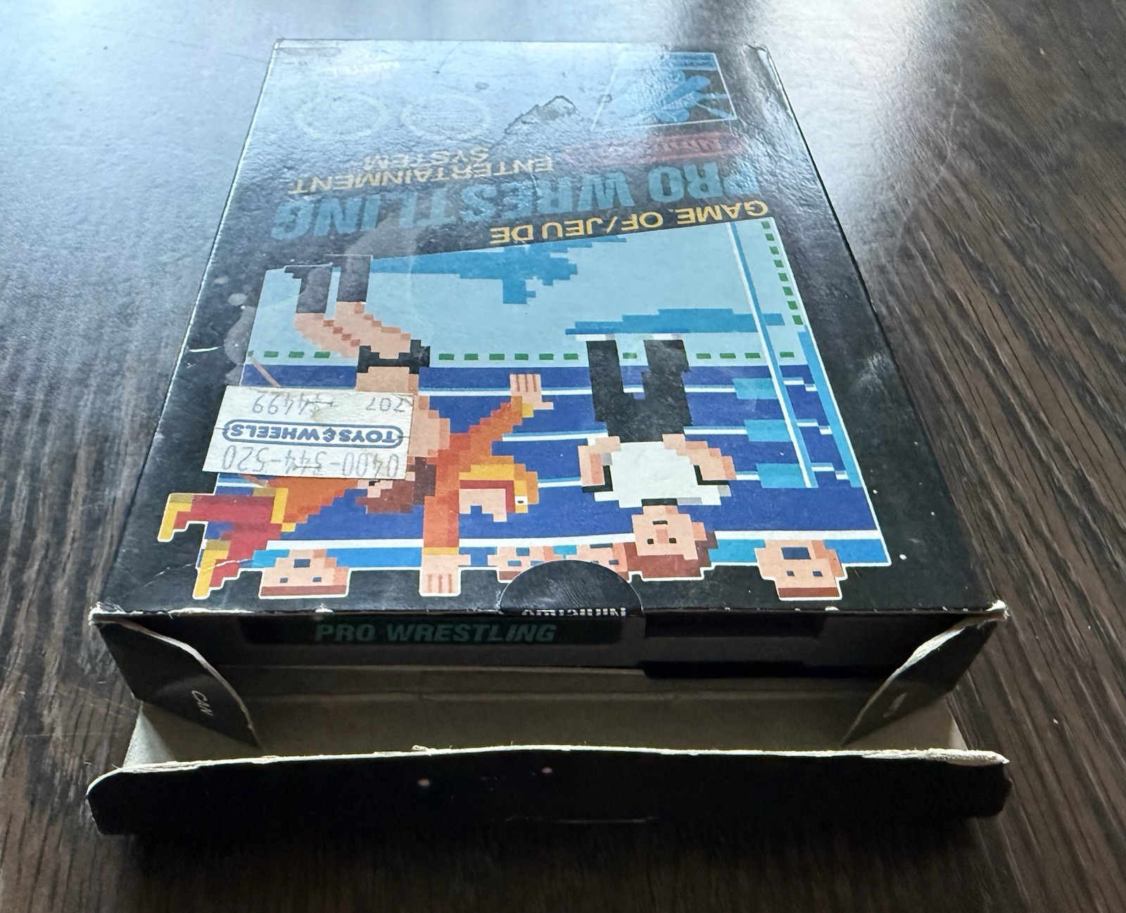Pro Wrestling Complete in Box CIB Hangtab Canadian Version (Nintendo, NES 1987)