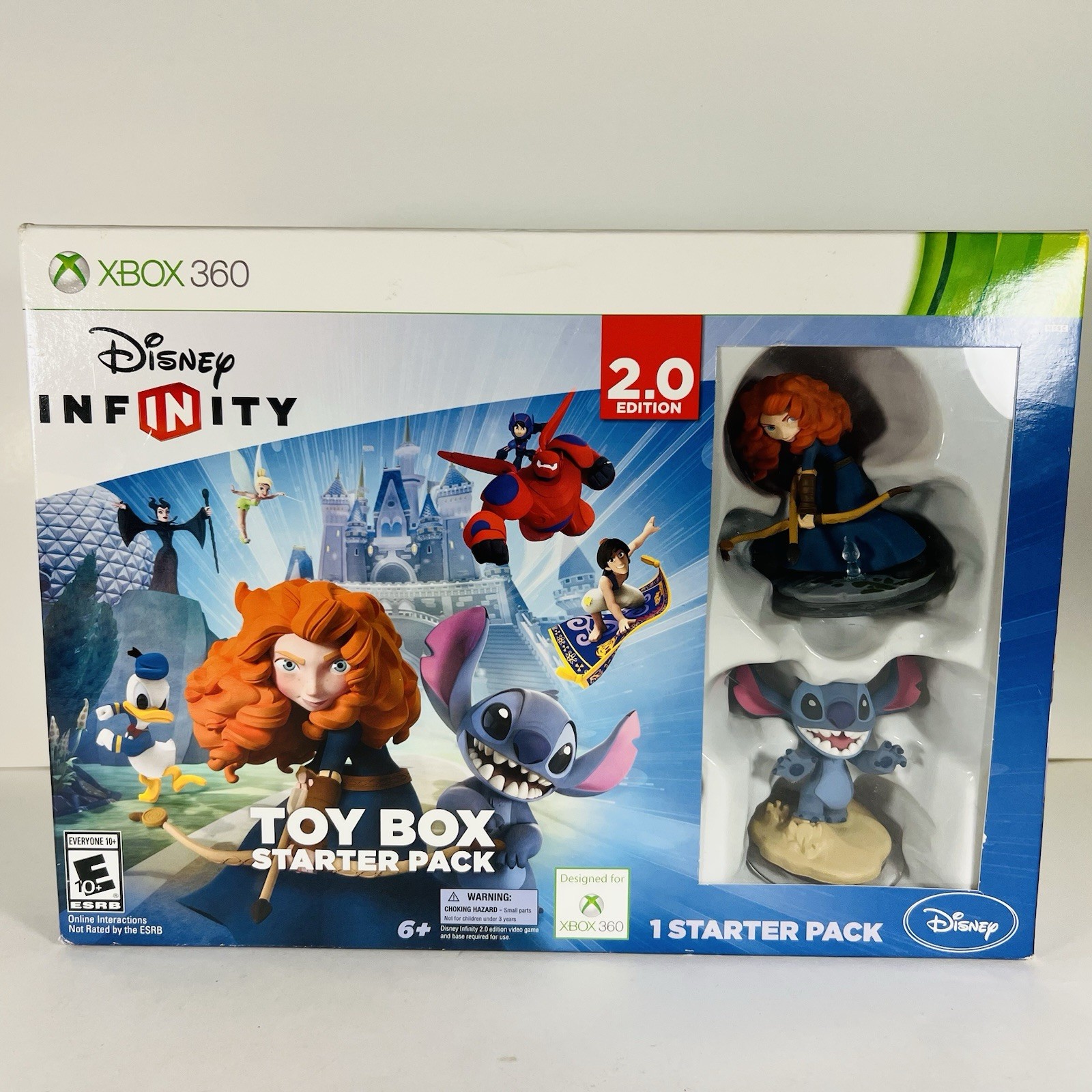 Disney Infinity Stitch & Merida Xbox 360 2.0 Edition Toy Box Starter Pack New
