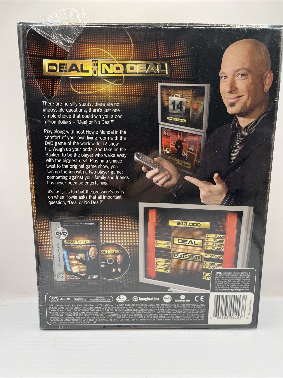 Imagination DVD TV Games Deal or No Deal DVD Game