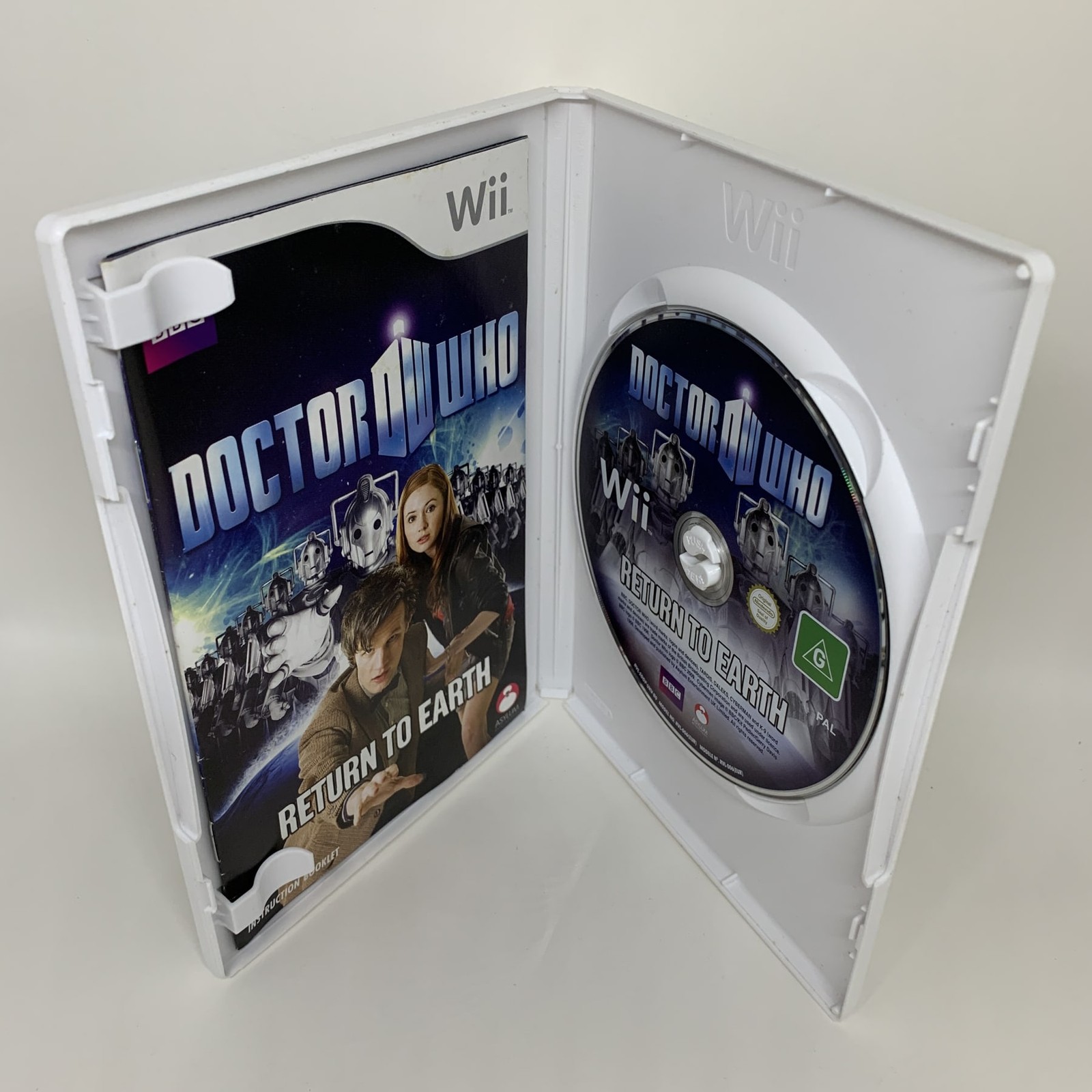 DOCTOR WHO RETURN TO EARTH Nintendo Wii Complete PAL GOOD COND Free Post