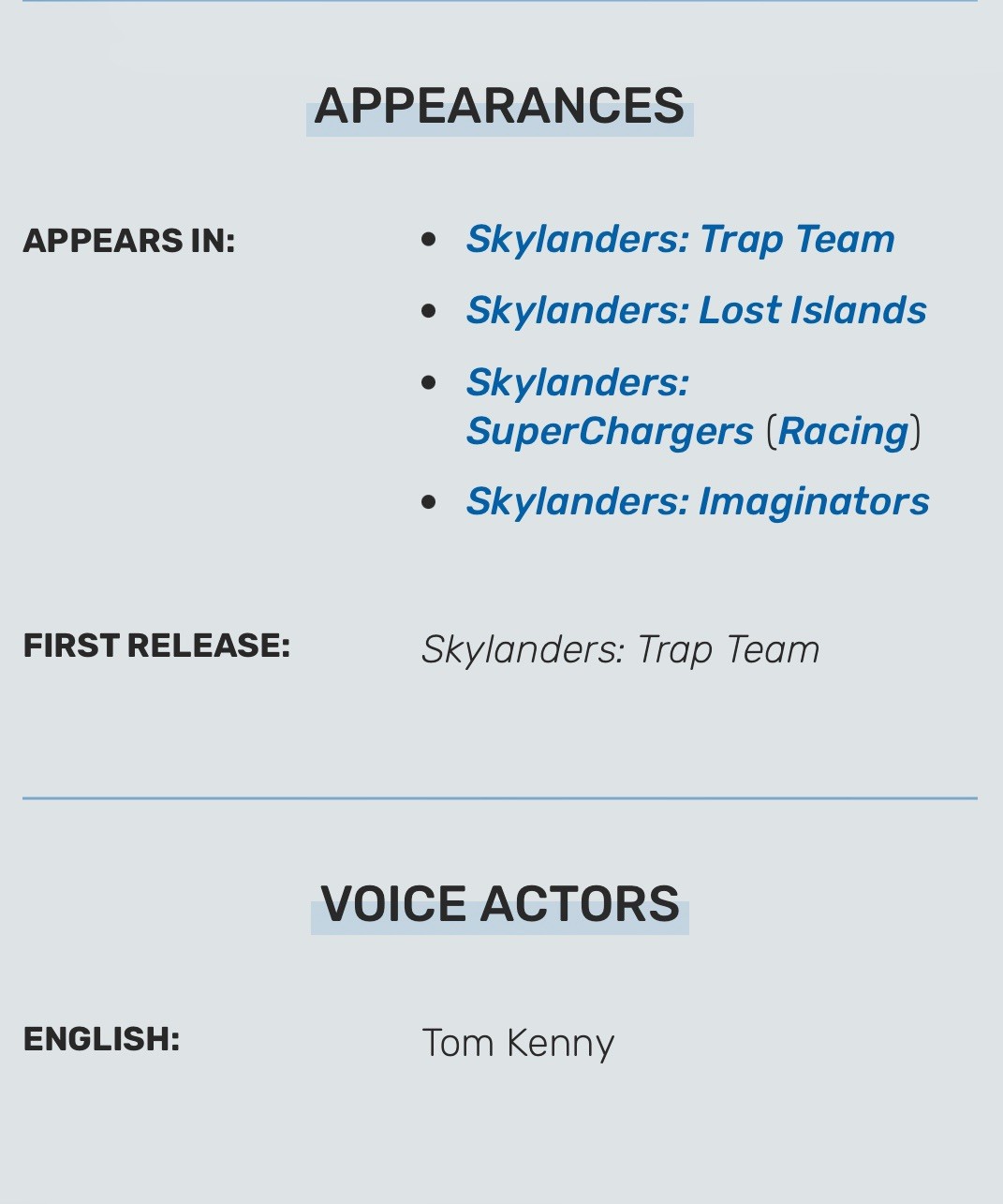 Activision – Skylanders – Trap 🪤 Team – High Five ✋ BNIFSP