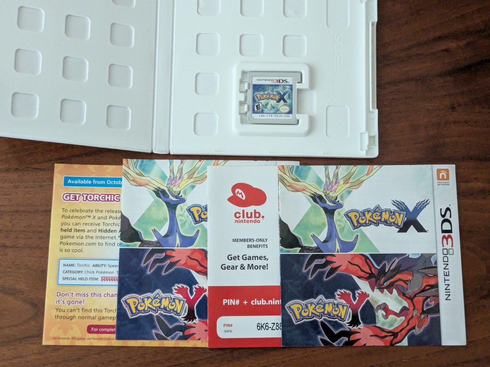 Pokemon X (Nintendo 3DS), Authentic, CIB, Complete, Tested Small Dent On Back