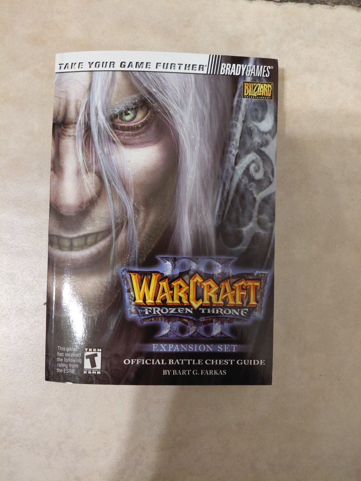 Warcraft Frozen Throne BOOK Expansion Set Official Battle Chest Guide Brady Game