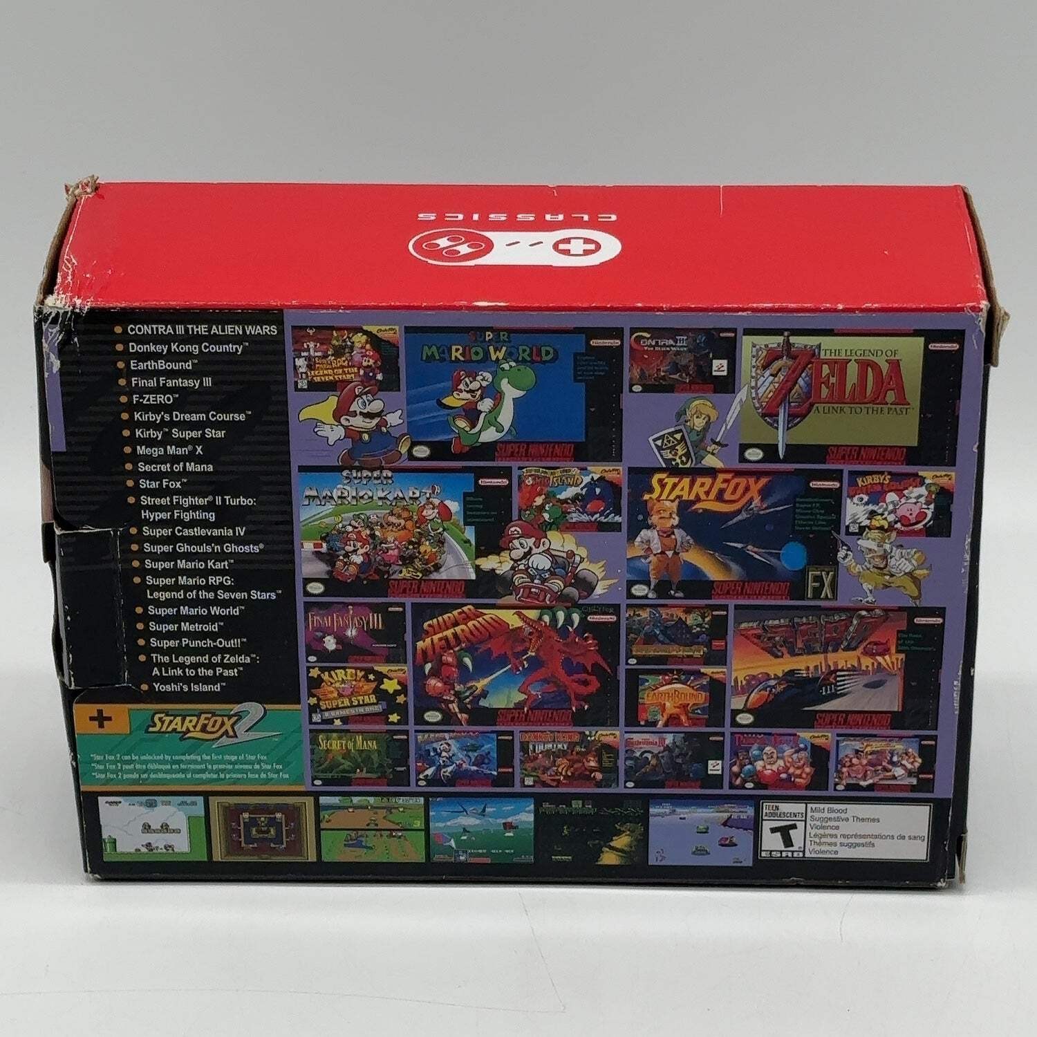 Super Nintendo NES Classic Edition Console CLV-001 Gray