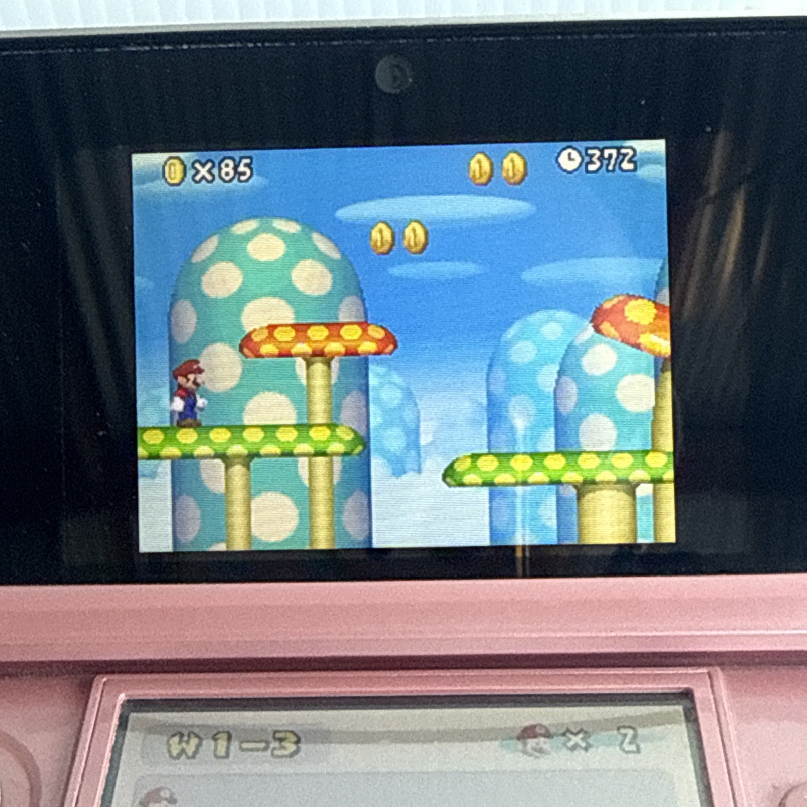 Nintendo 3DS Pearl Pink Handheld System Tested Working No Games No Charger READ