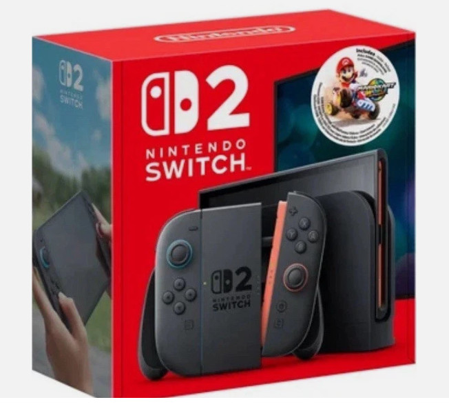 Nintendo Switch 2 + Mario Kart World Bundle – FREE/FAST SHIPPING!