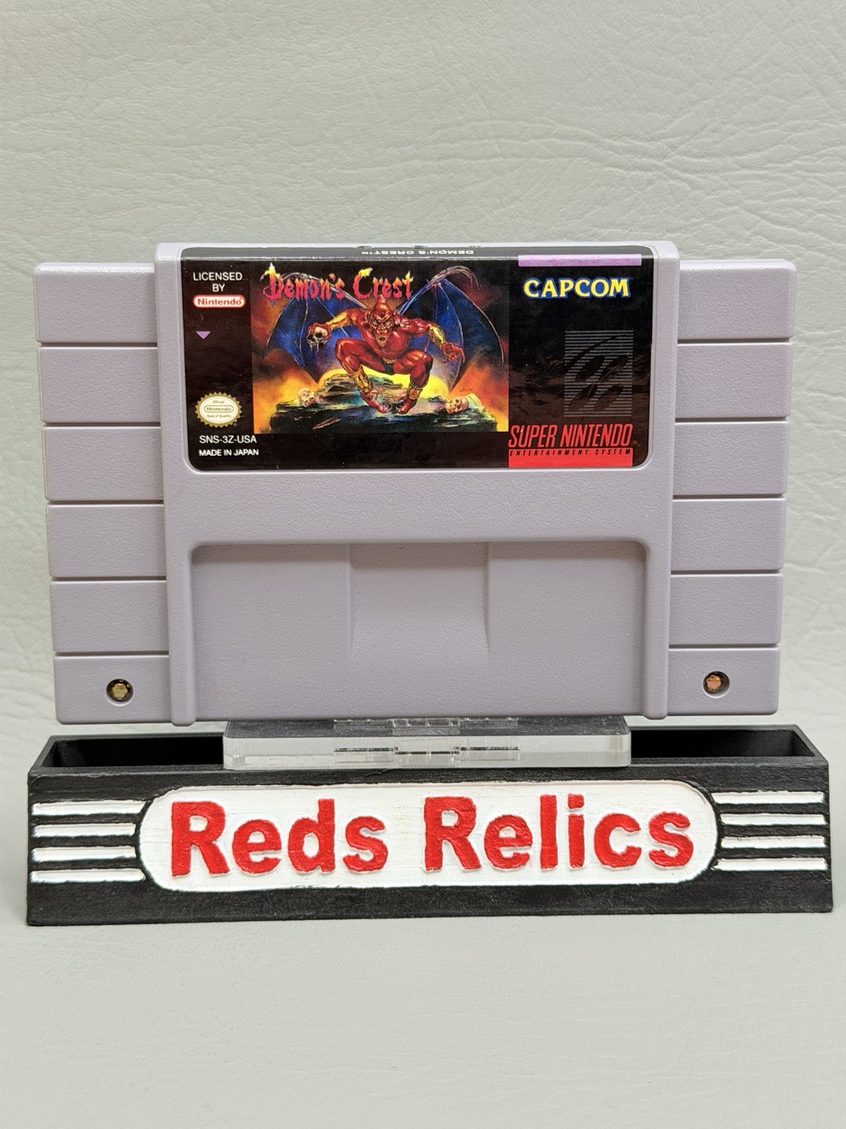 Demon’s Crest (Super Nintendo Entertainment System SNES) Authentic – Very Good