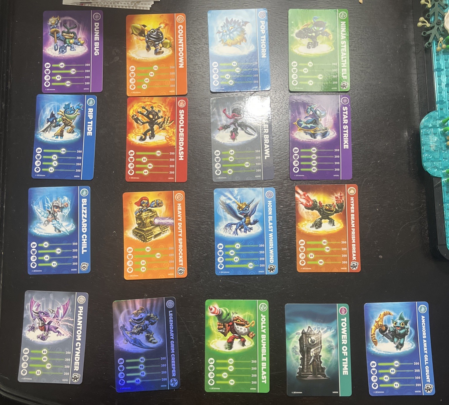 2013 Skylanders Swap Force MEGA LOT OF 19 Figures WITH CARDS RARE (see descr.)