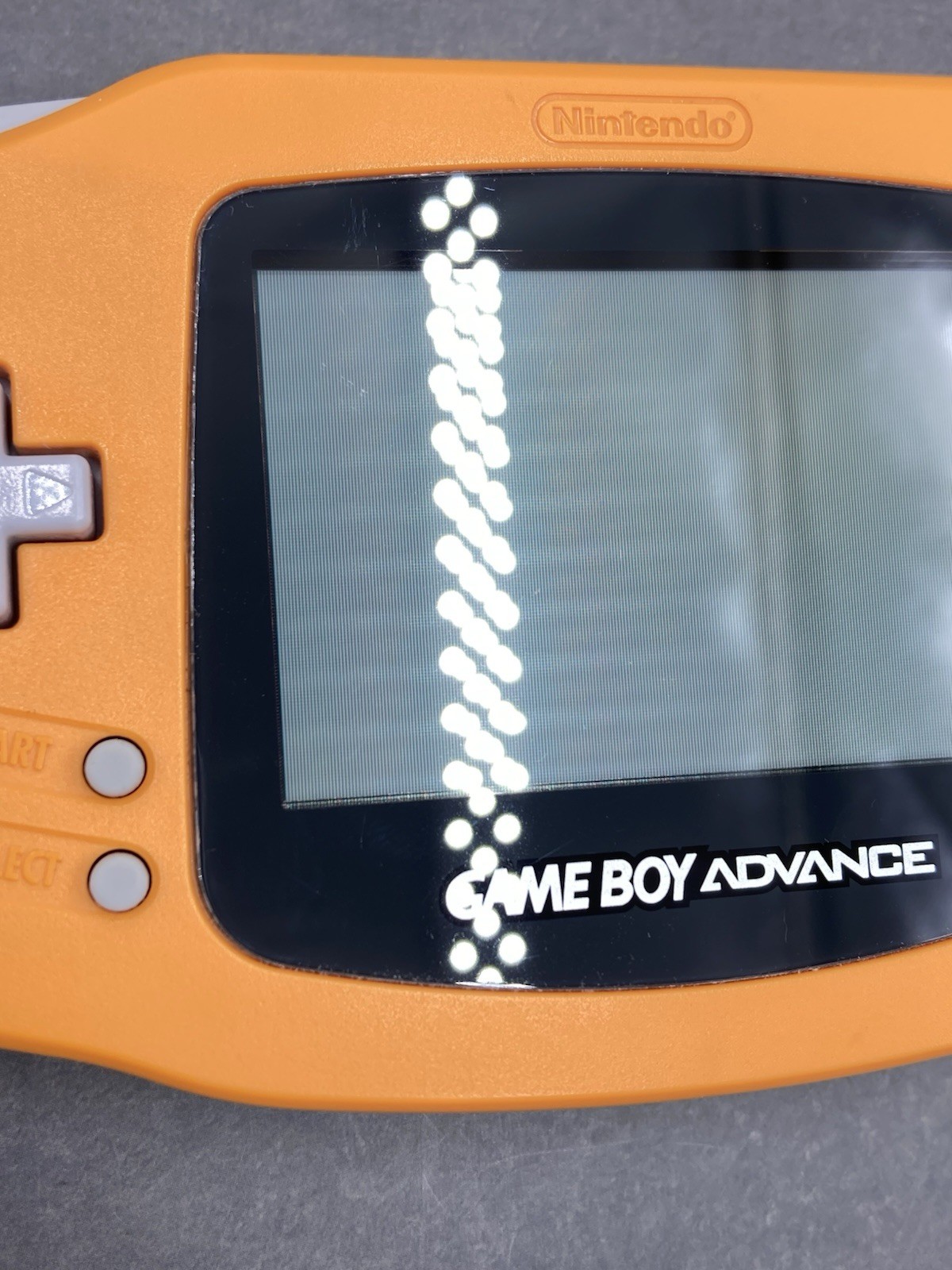 Nintendo Game Boy Advance AGB-001 Console Orange tested 0707-403