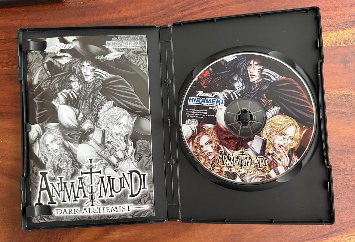 Animamundi: Dark Alchemist (PC, 2006) visual novel – CIB