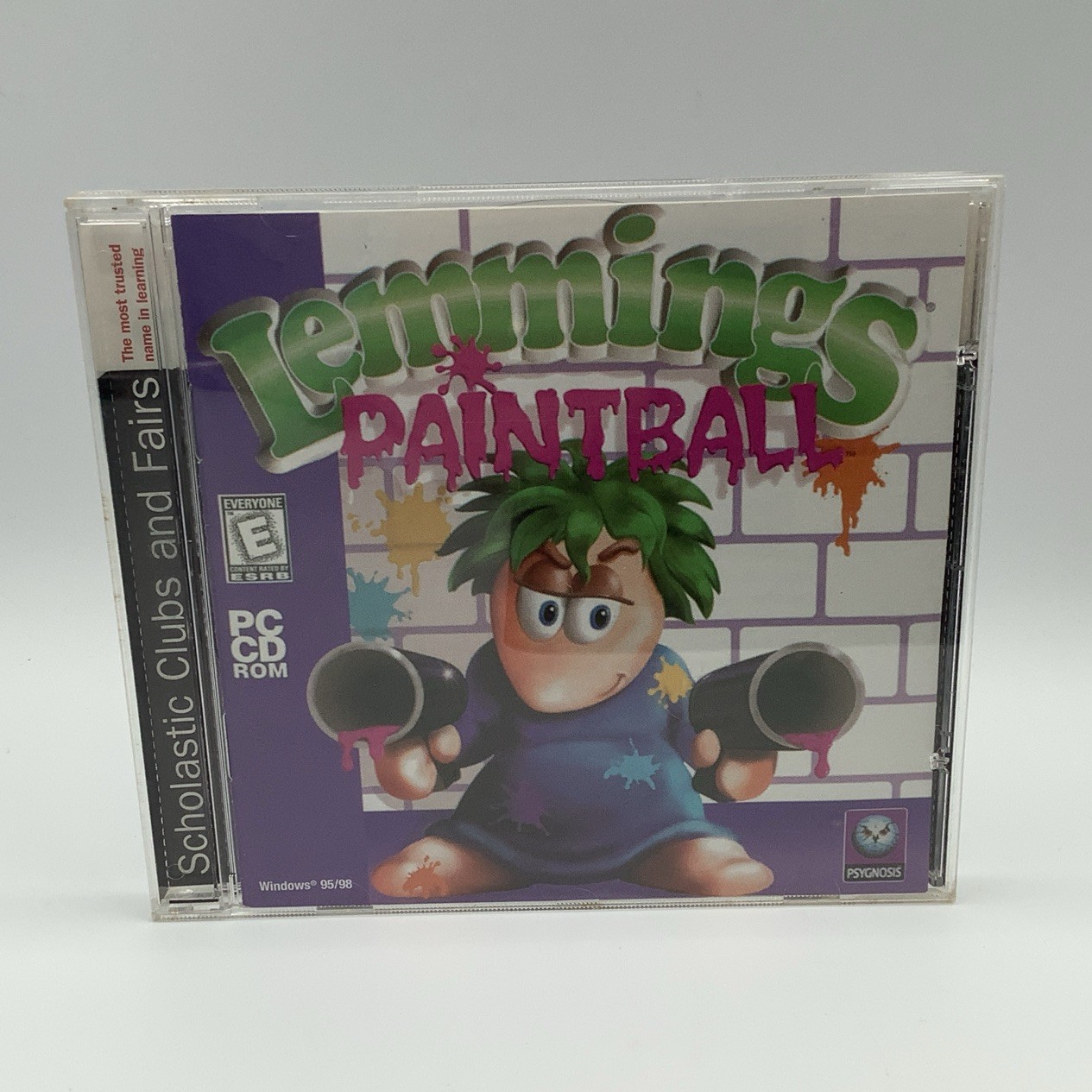 Psygnosis Lemmings Paintball CD ROM PC Game Windows 95/98 1996
