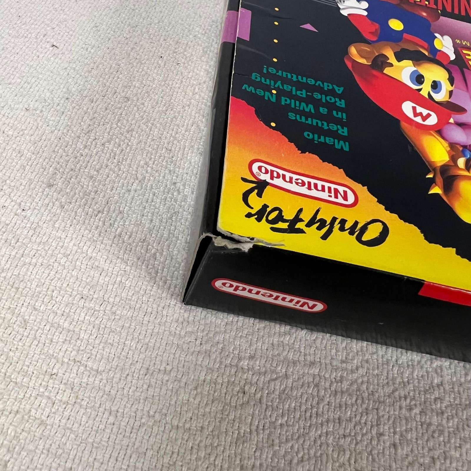 Super Mario RPG: Legend of the Seven Stars Nintendo SNES 1996 CIB Complete