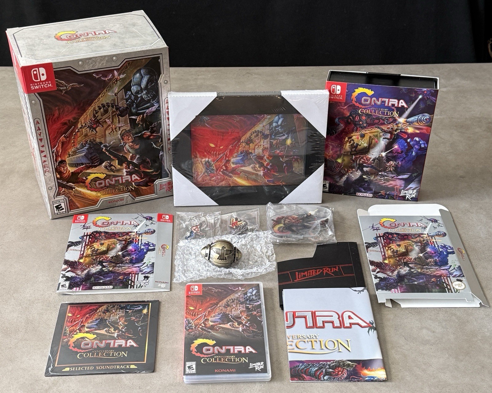 Contra Anniversary Collection Ultimate Edition Switch Limited Run #140 NO GAME
