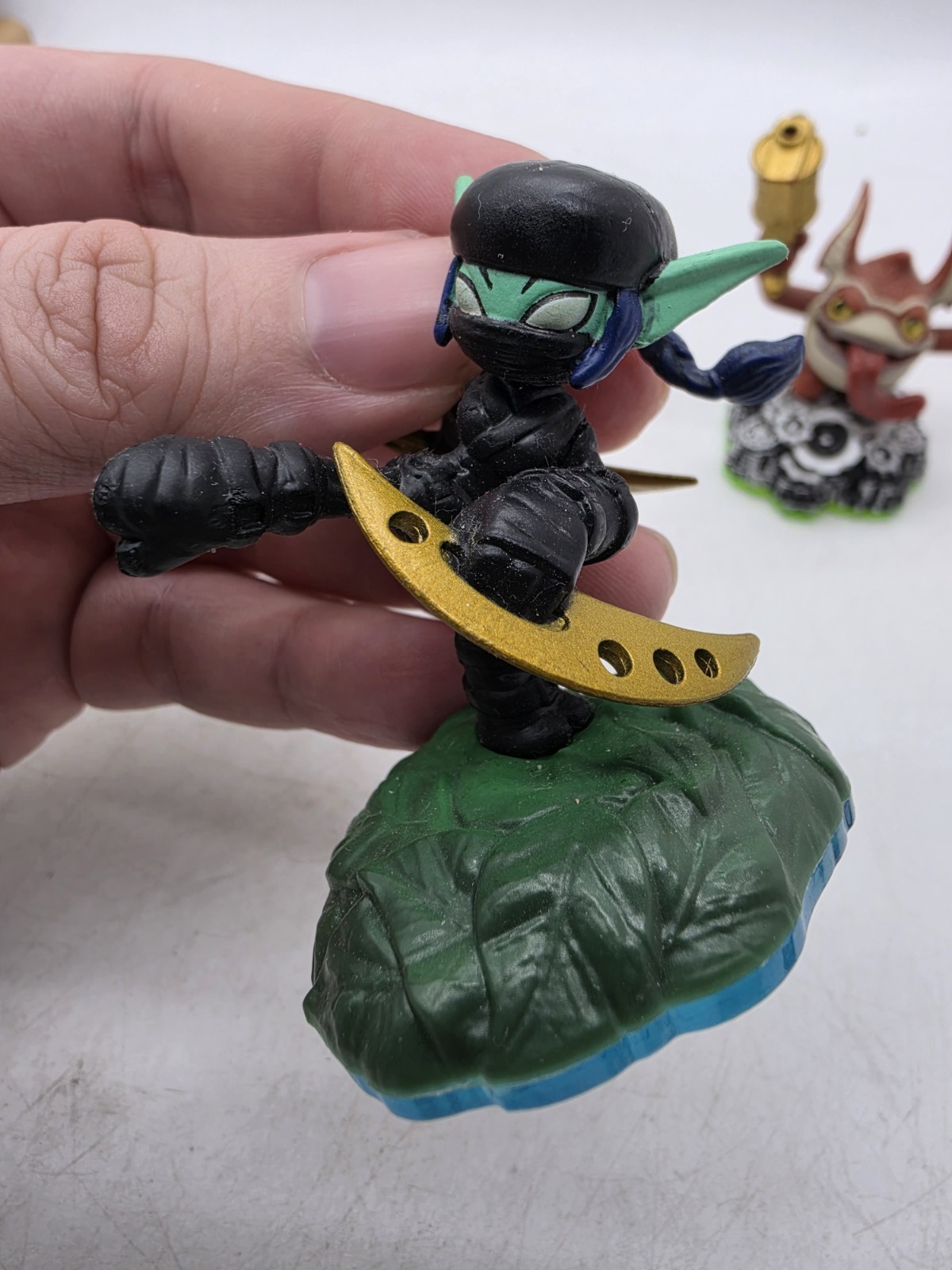 Skylanders Lot Of 4 Skylanders Mint Ninja Elf Food Fight
