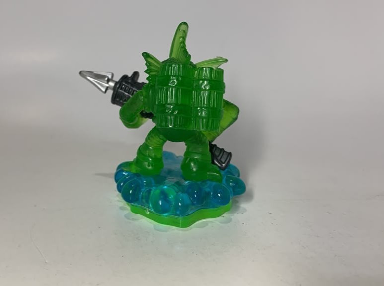 Clear Green Gill Grunt Skylanders Spyros Adventure Imaginators