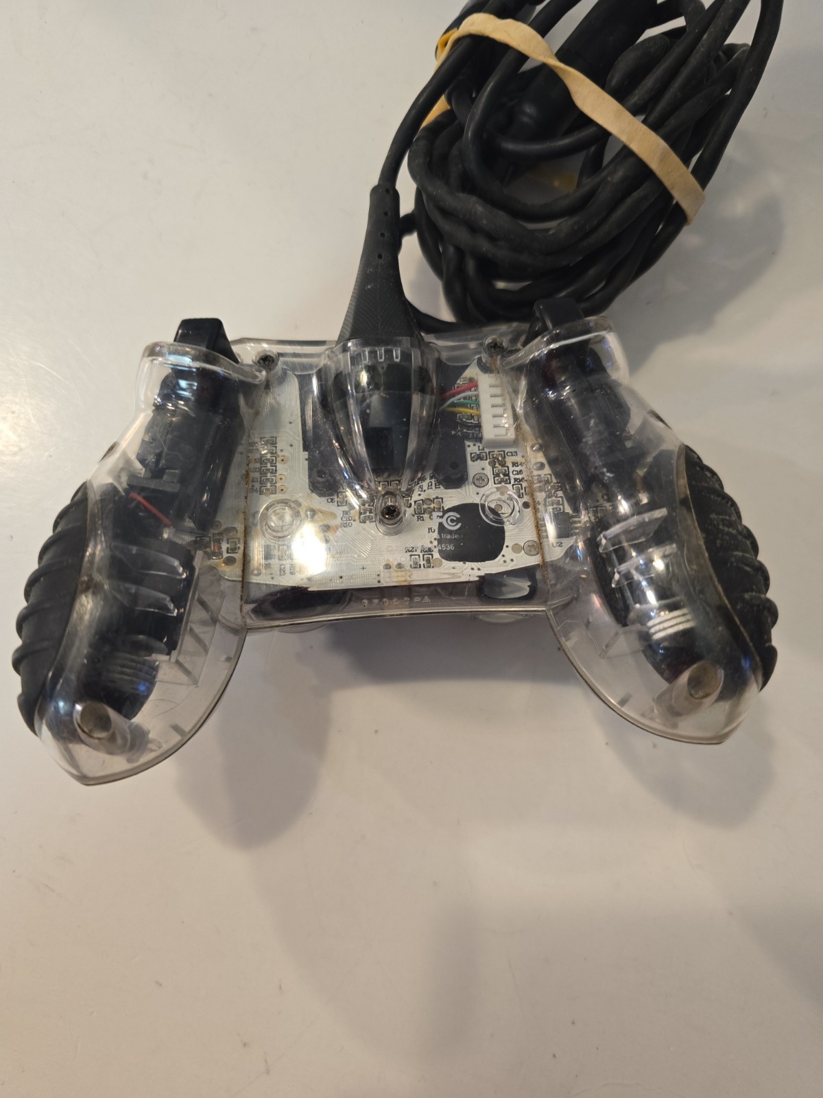 XBOX Controller Mad Catz Macro Wired Clear Macro Pro Breakaway MicroCON Untested