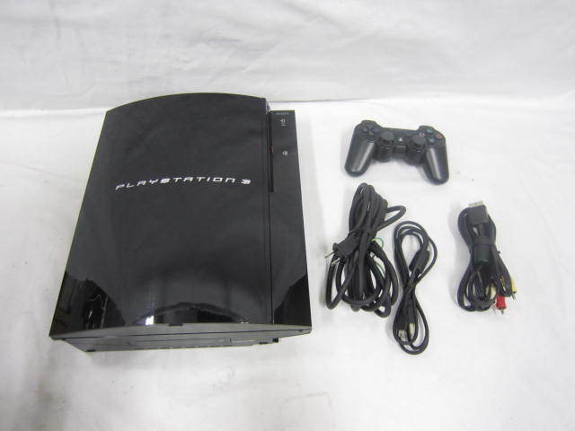 PS3 Clear Black CECHB 20GB Console Box PlayStation 3 Fat [BOX]