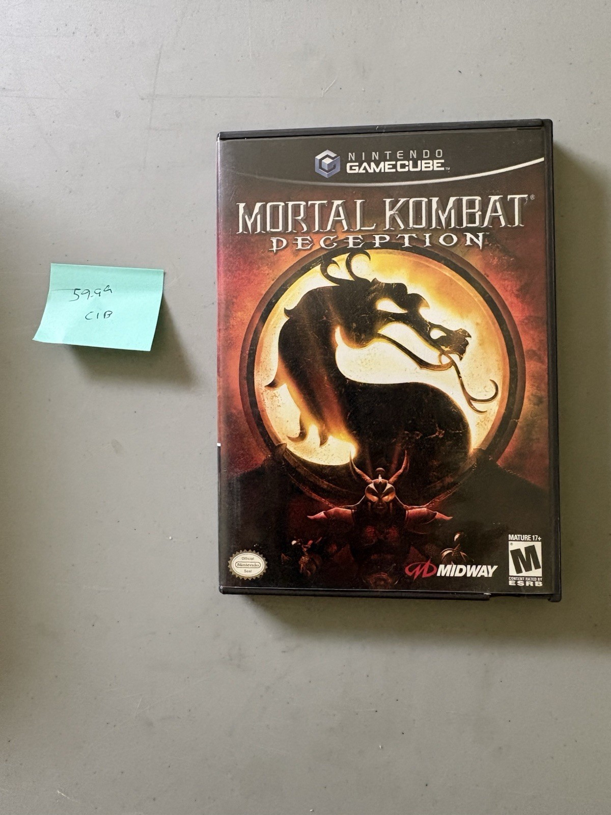 Midway Mortal Kombat: Deception (GameCube, 2004) Manual Included M NTSC-U/C