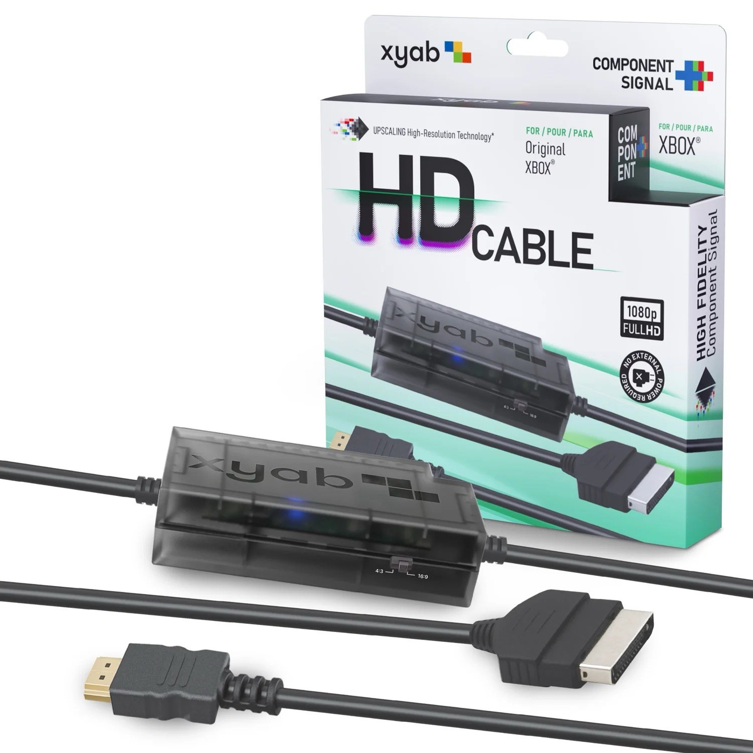 Xbox (Original) – Component+ HD Link Cable Cord Full 1080 HDMI – New