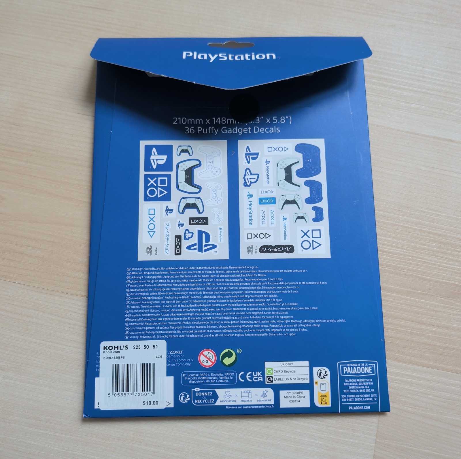 Paladone PlayStation Puffy Gadget Decals 36 Total Srickers New-Opened