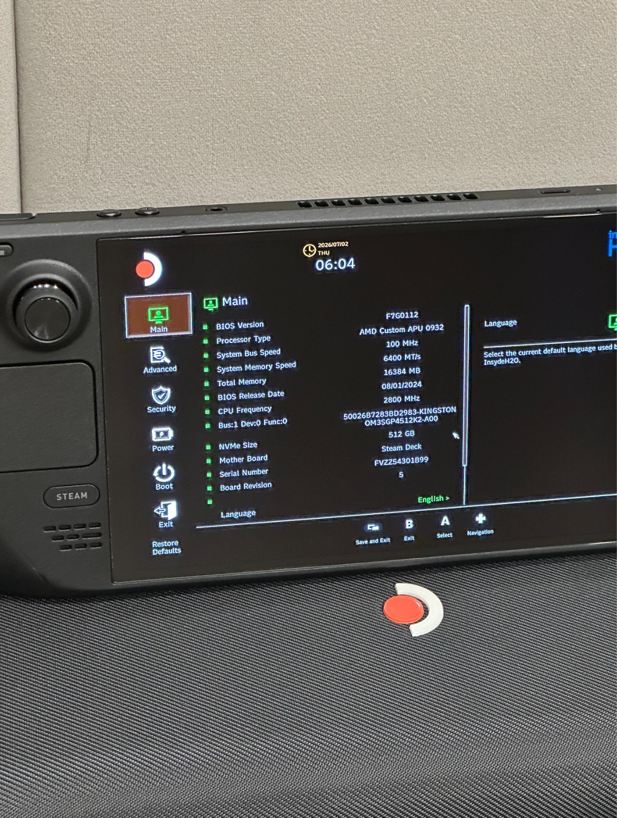 Valve Steam Deck OLED 512GB Black with Carrying Case & Charger