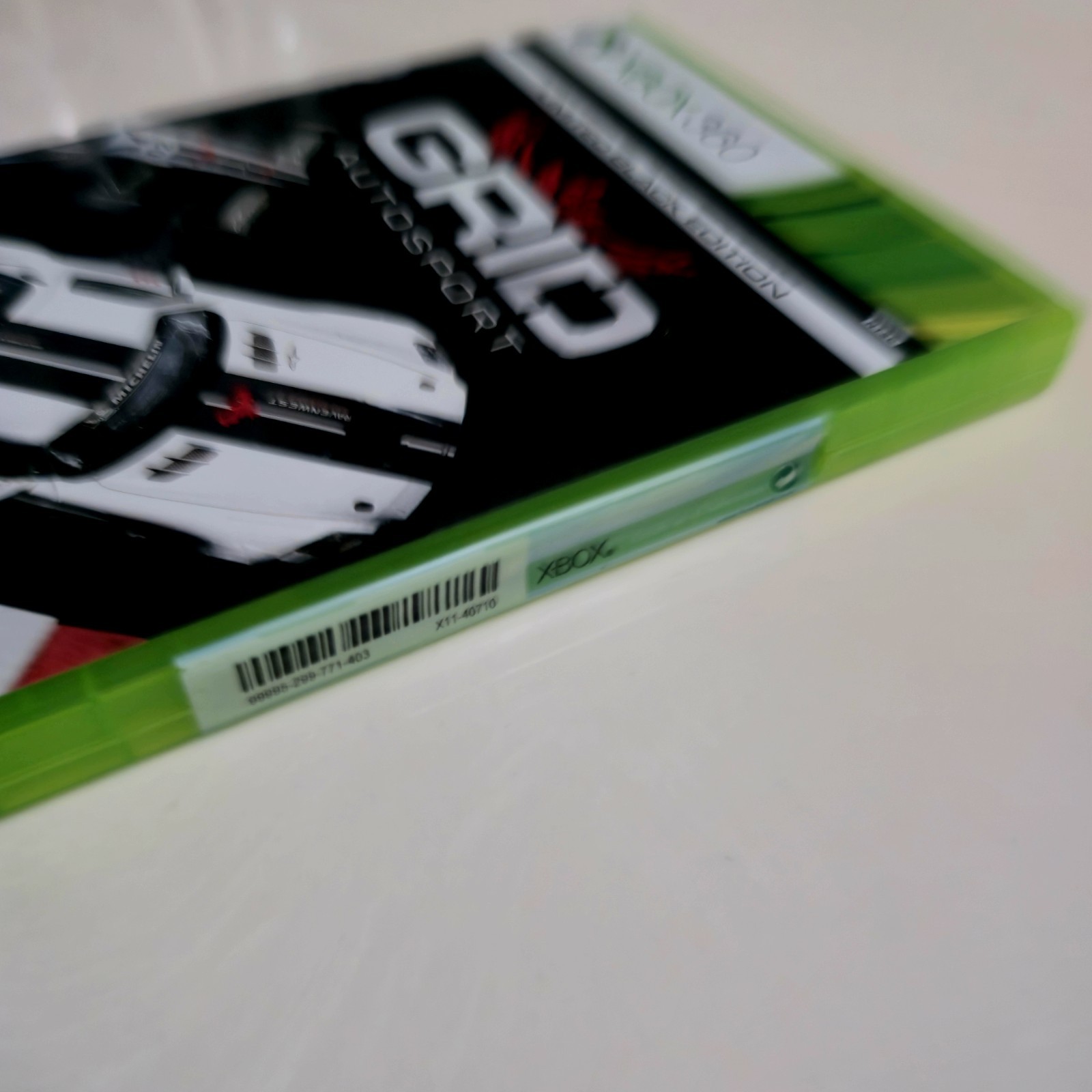 GRID Autosport Limited Black Edition Xbox 360 CIB Seal Security Sticker Complete