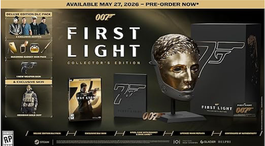 007: First Light Collector’s Edition PS5 Playstation 5 FREE SHIPPING