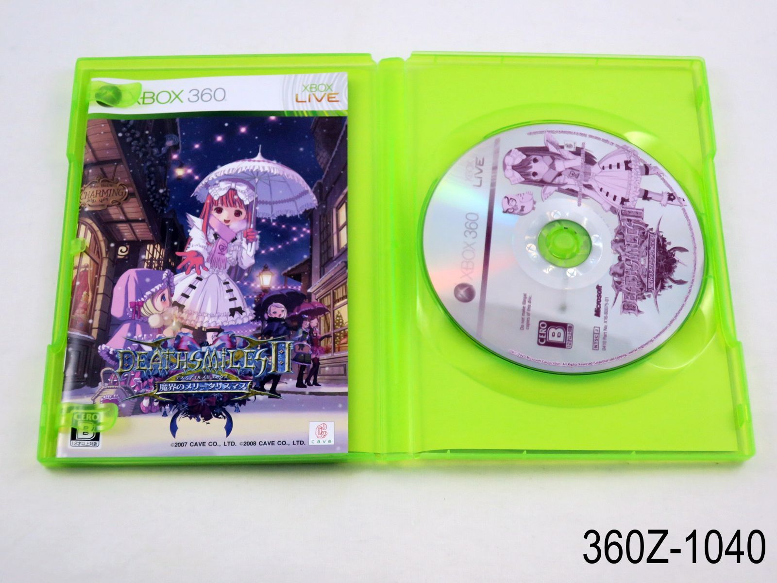 Deathsmiles II X Xbox 360 Japanese Import Death Smiles 2 IIX Rgncok JP US Seller