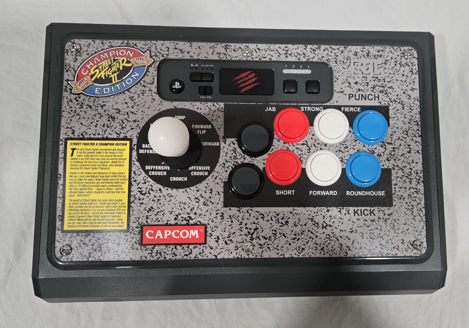 MAD CATZ Street Fighter V 5 T.E.S+ Arcade Fight Stick PS3 PS4 PC -CUSTOMIZED-