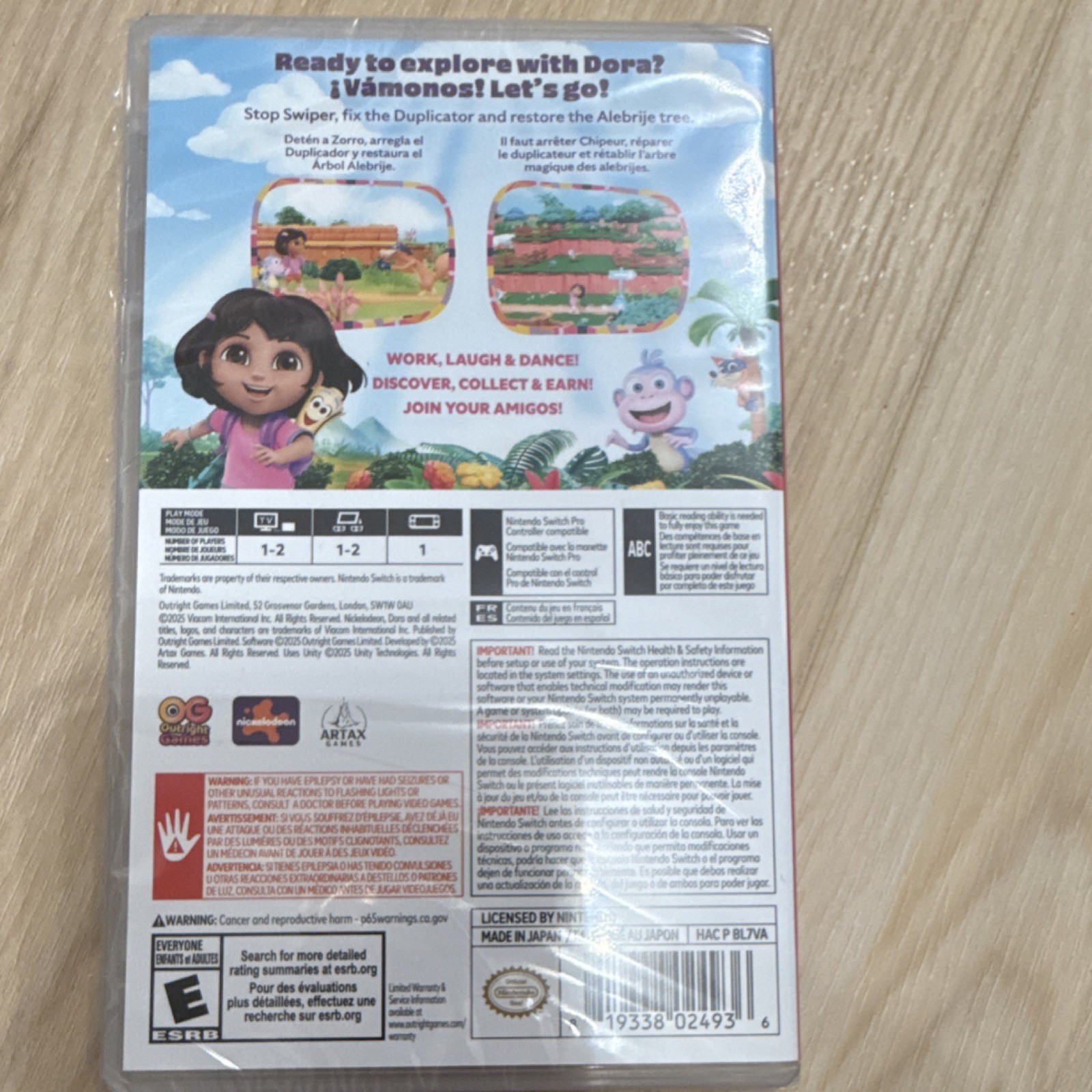 Outright Games Dora Rainforest Rescue Nintendo Switch Family Action Multiplayer
