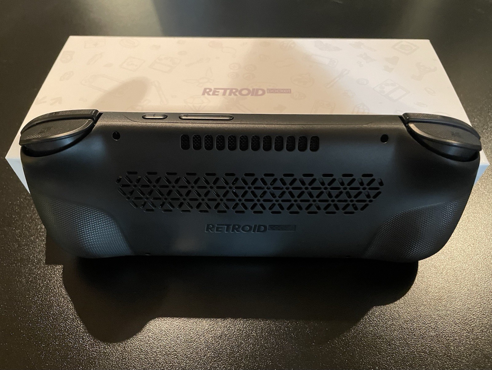 Retroid Pocket 5 Black OLED Android Handheld with Carrying Case and 512 GB SD