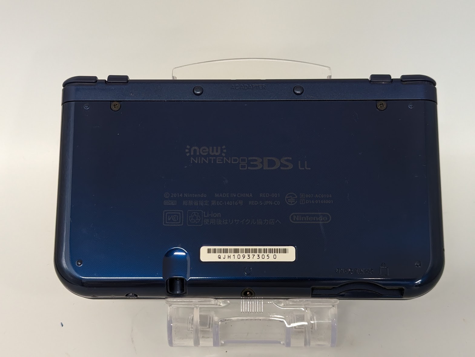 B288 Nintendo new 3DS LL XL console Metallic Blue Japan w/adapter fx