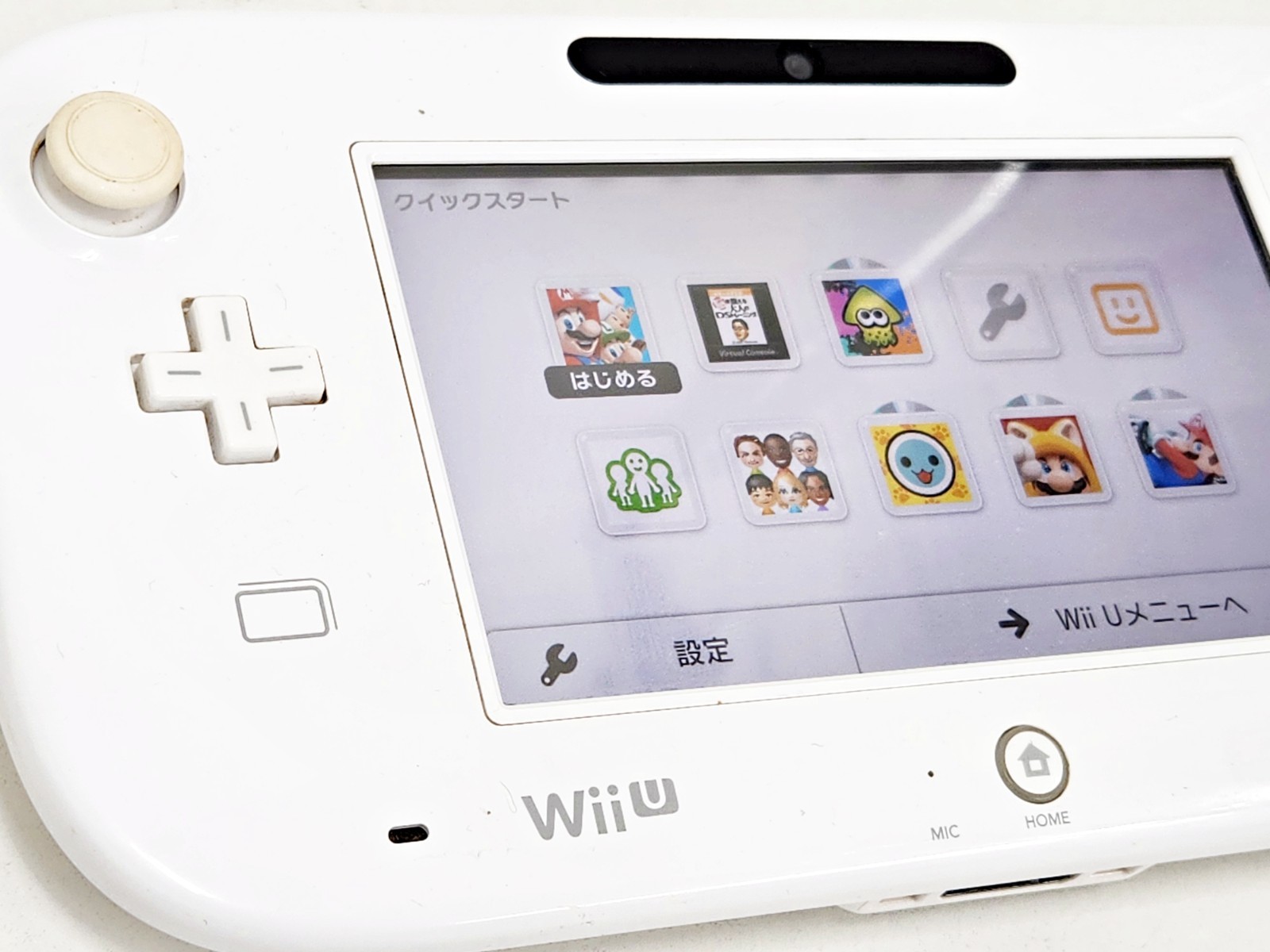 Nintendo Wii U Game Pad White WUP-010(JPN) 296