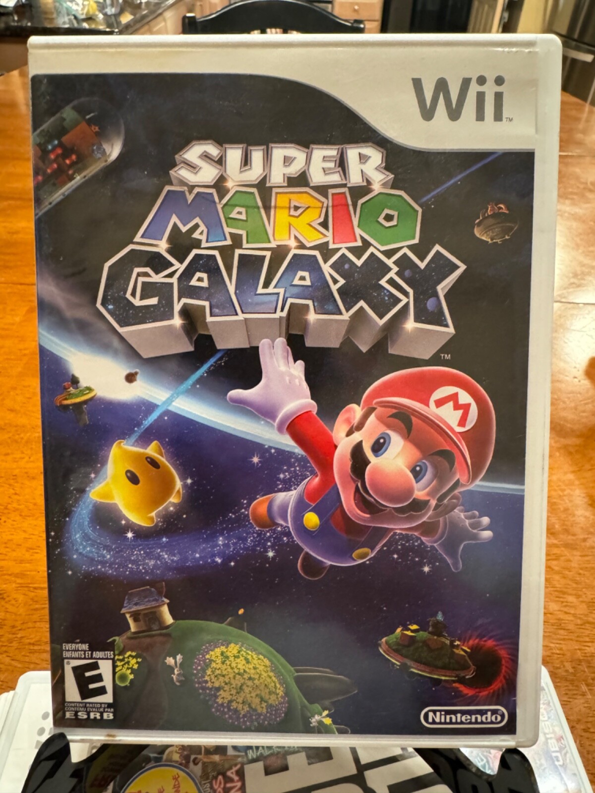 2007 Nintendo Wii Super Mario Galaxy With Manual