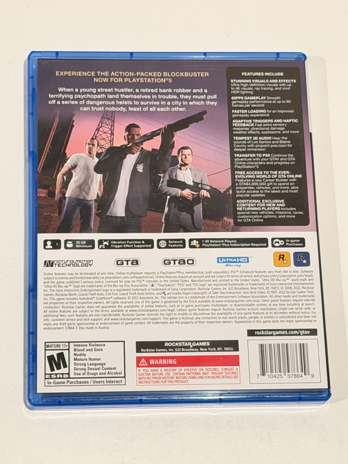 Grand Theft Auto V – Sony PlayStation 5 PS5