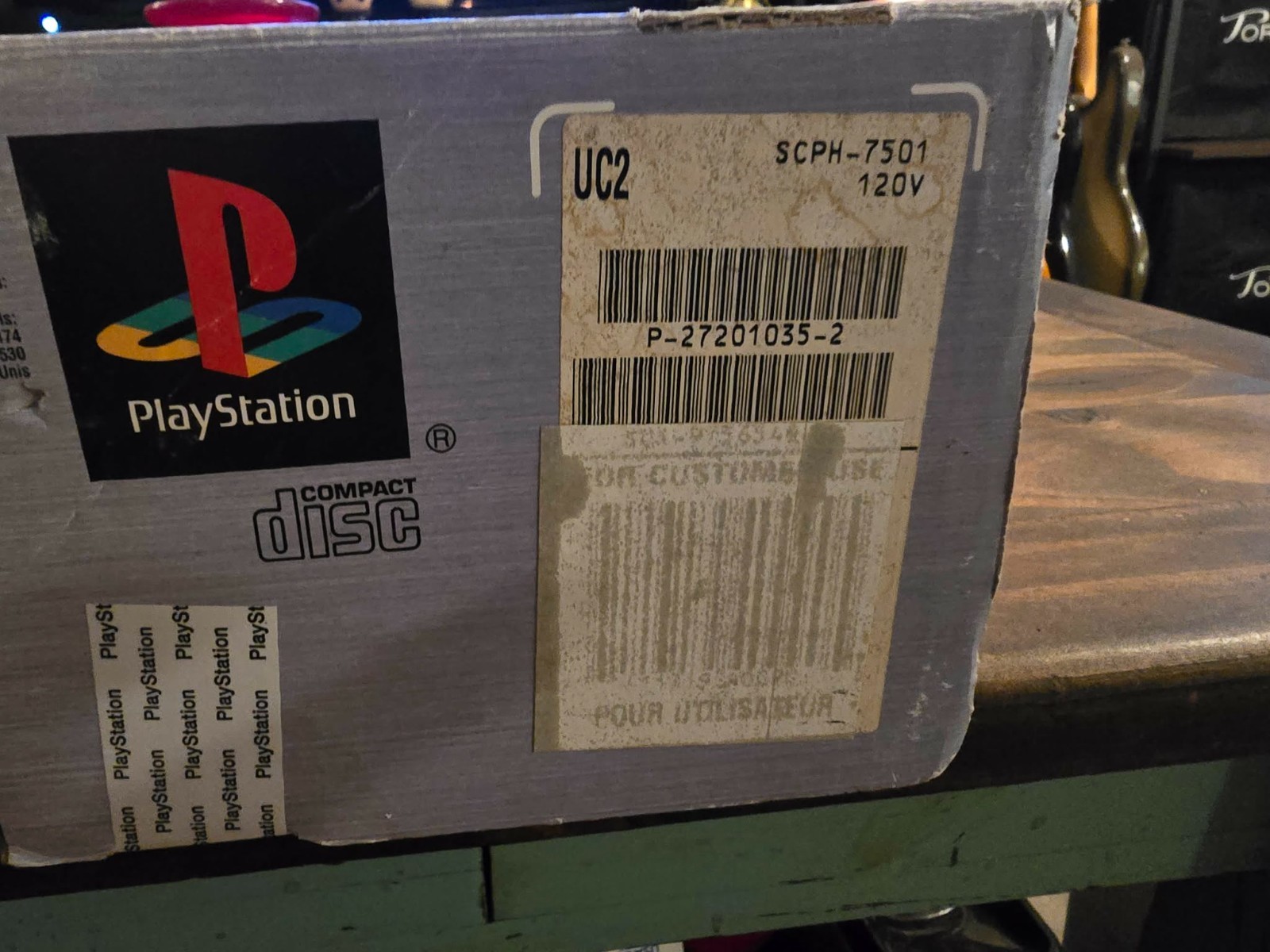 AS IS: Sony PlayStation 1 (SCPH-7501 NTSC-U/C) – Unplayed Console in Box (Matchi