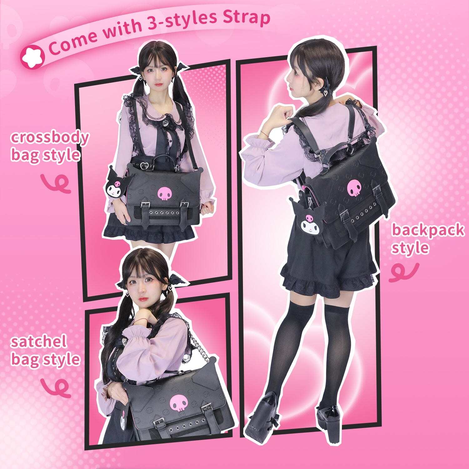 Shoulder Bag School Bag High-Capacity Backpack Handbags Travel Bag Tablet Bag